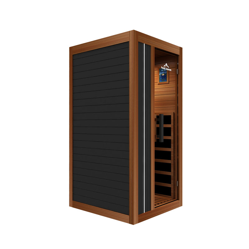 Load image into Gallery viewer, Peak Saunas Aspen Luxury 1-Person FAR Infrared Sauna with Smart WiFi App Control
