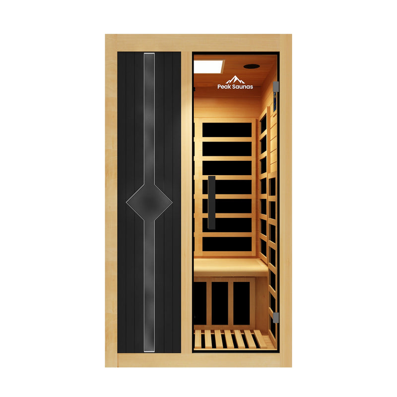 Load image into Gallery viewer, Peak Saunas Olympus Luxury 1-2 Person FAR Infrared Sauna with Smart WiFi App Control
