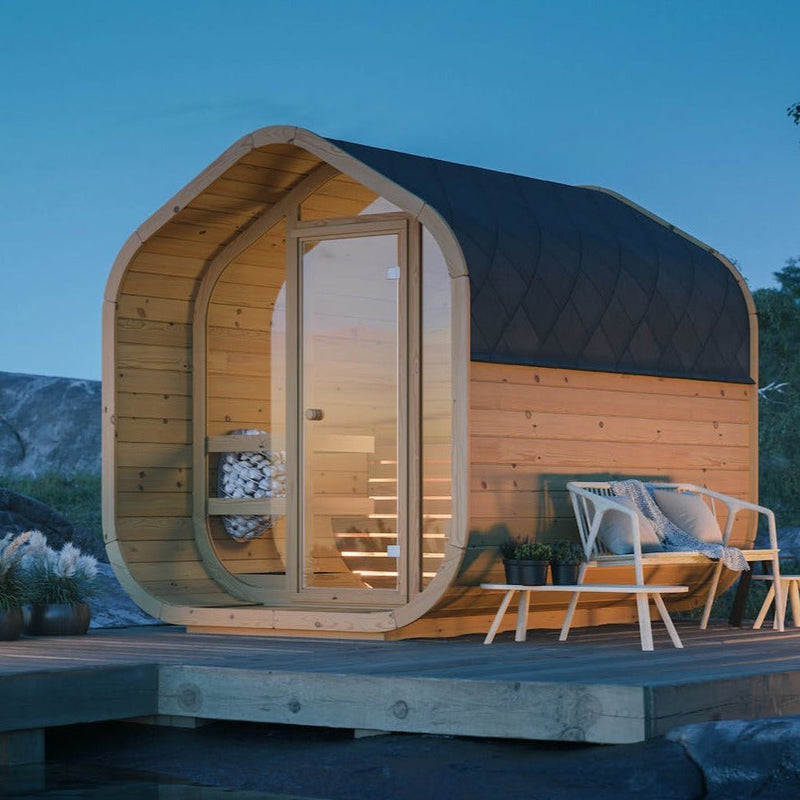 Load image into Gallery viewer, SAUNA EVOLUTION® Barrel Sauna Serenity Nature Air 8
