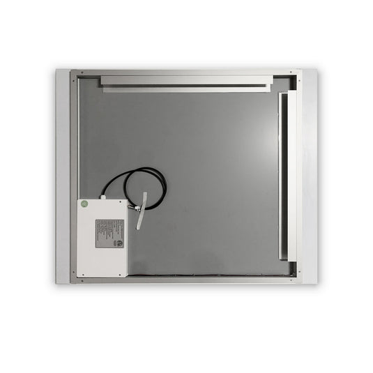 Altair Cosenza 24” Rectangle Frameless Modern LED Bathroom Vanity Mirror 741024-LED-AC