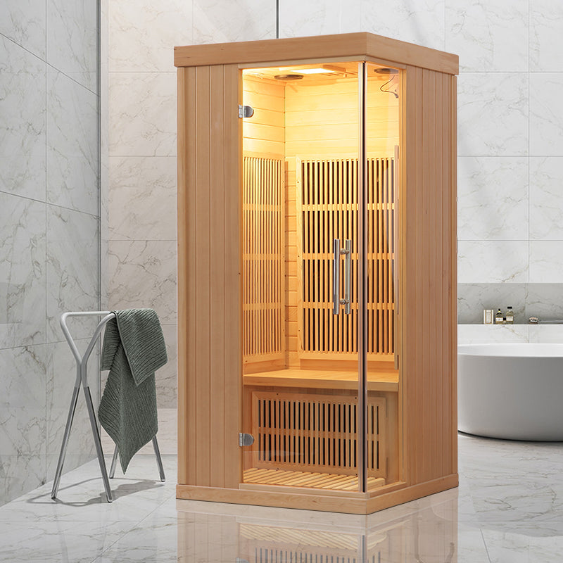 Load image into Gallery viewer, SAUNA EVOLUTION®  Indoor Carbon Heaters Glass Door Sauna Room Far Infrared 09
