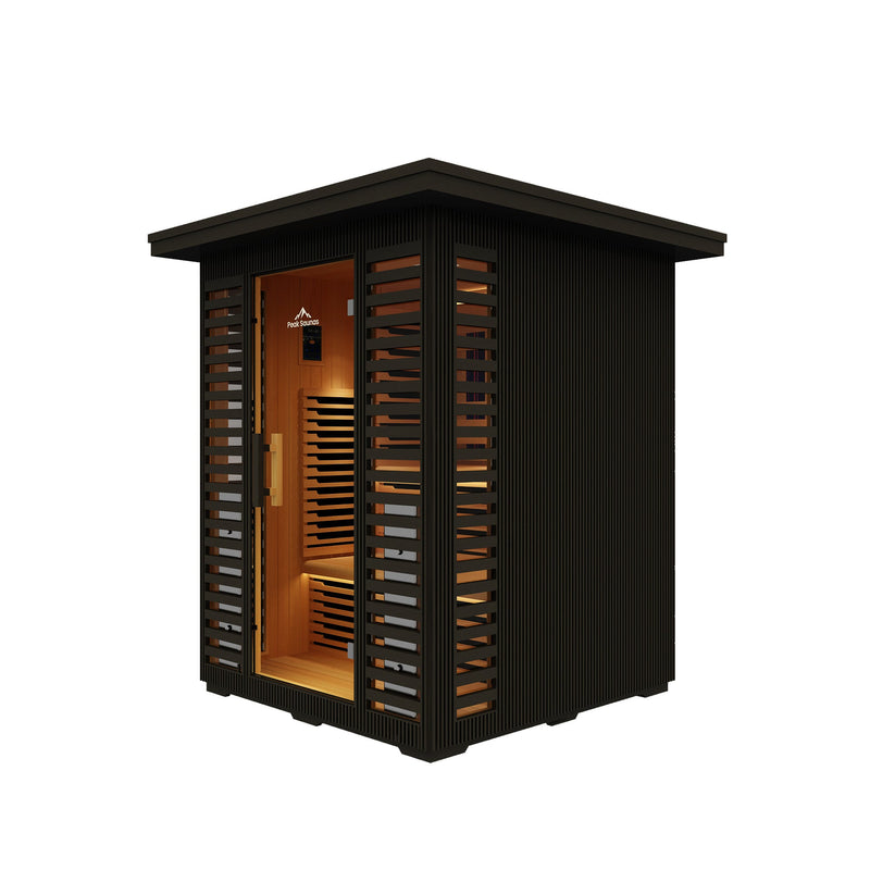 Load image into Gallery viewer, Peak Saunas Kilimanjaro Luxury 5-Person Outdoor Full Spectrum Infrared Sauna with Smart WiFi App Control
