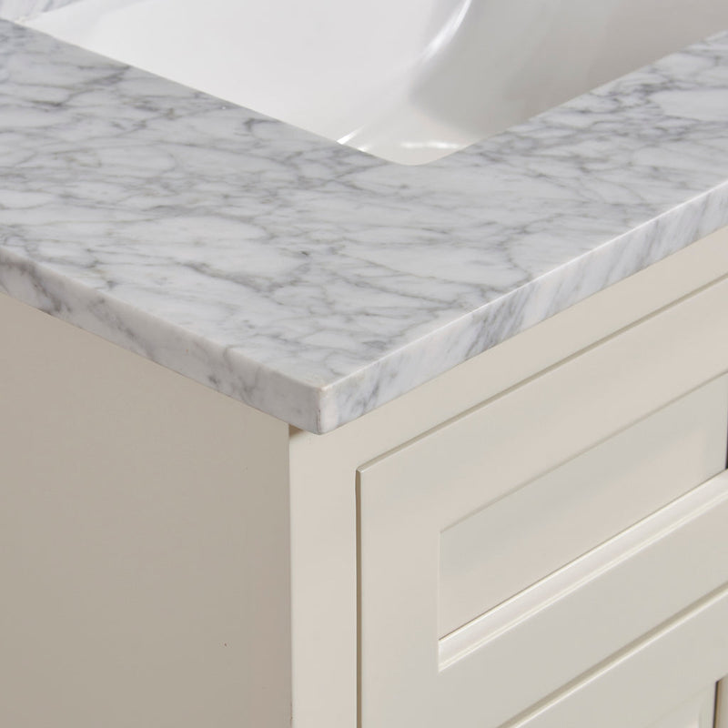 Load image into Gallery viewer, Altair 31" Natural Marble Vanity Top with White Sink 64031-CTP-CA
