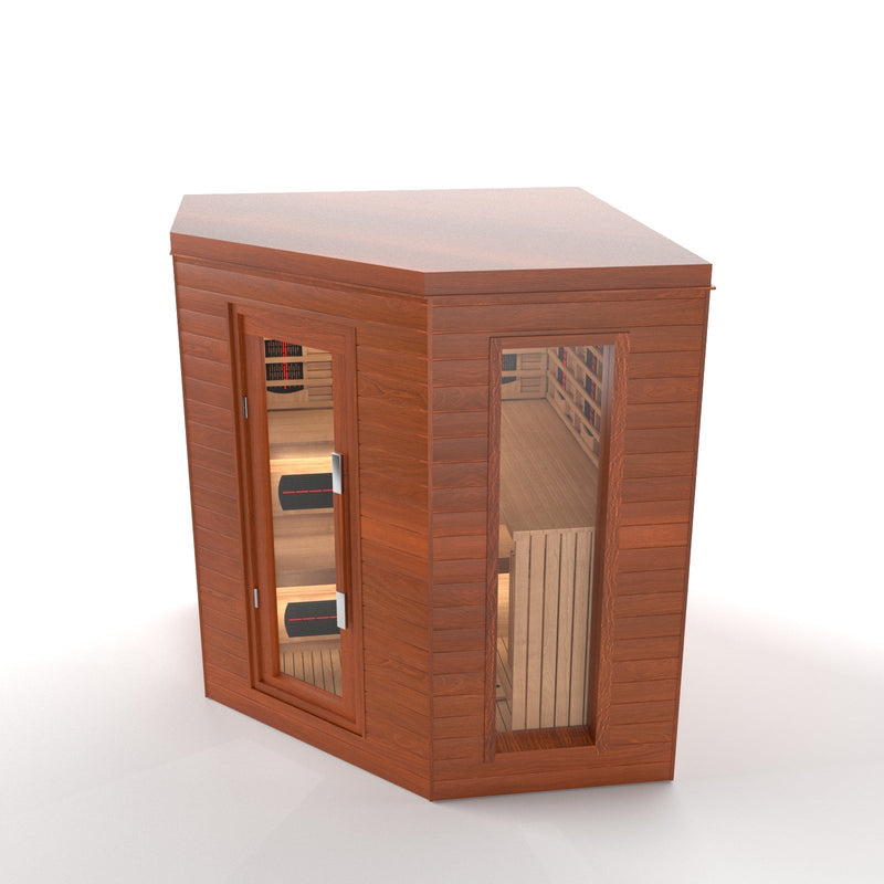 Load image into Gallery viewer, SAUNA EVOLUTION®  Indoor Luxury Cabin Corner Sauna Luna - 1
