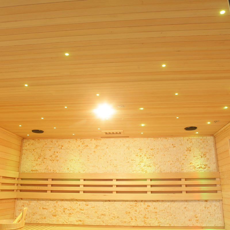 Load image into Gallery viewer, SAUNA EVOLUTION® Include Therapy Wood Traditional Steam Sauna Modern Relax 7
