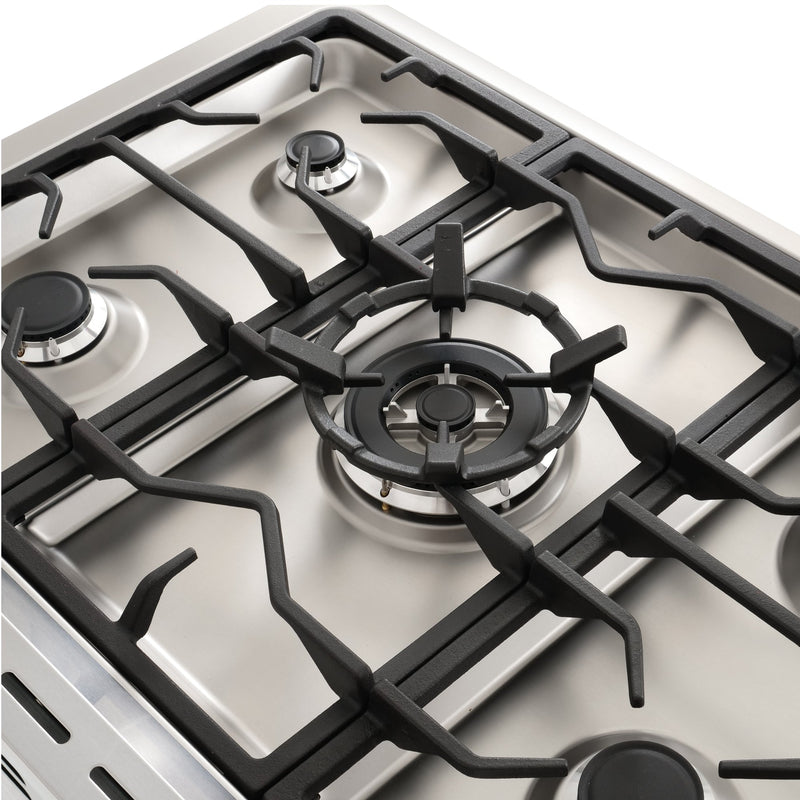 Load image into Gallery viewer, Cosmo 36'' 3.8 cu. ft. Single Oven Gas Range with 5 Burner Cooktop and Heavy Duty Cast Iron Grates in Stainless Steel COS-965AGFC
