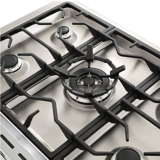 Cosmo 36'' 3.8 cu. ft. Single Oven Gas Range with 5 Burner Cooktop and Heavy Duty Cast Iron Grates in Stainless Steel COS-965AGFC