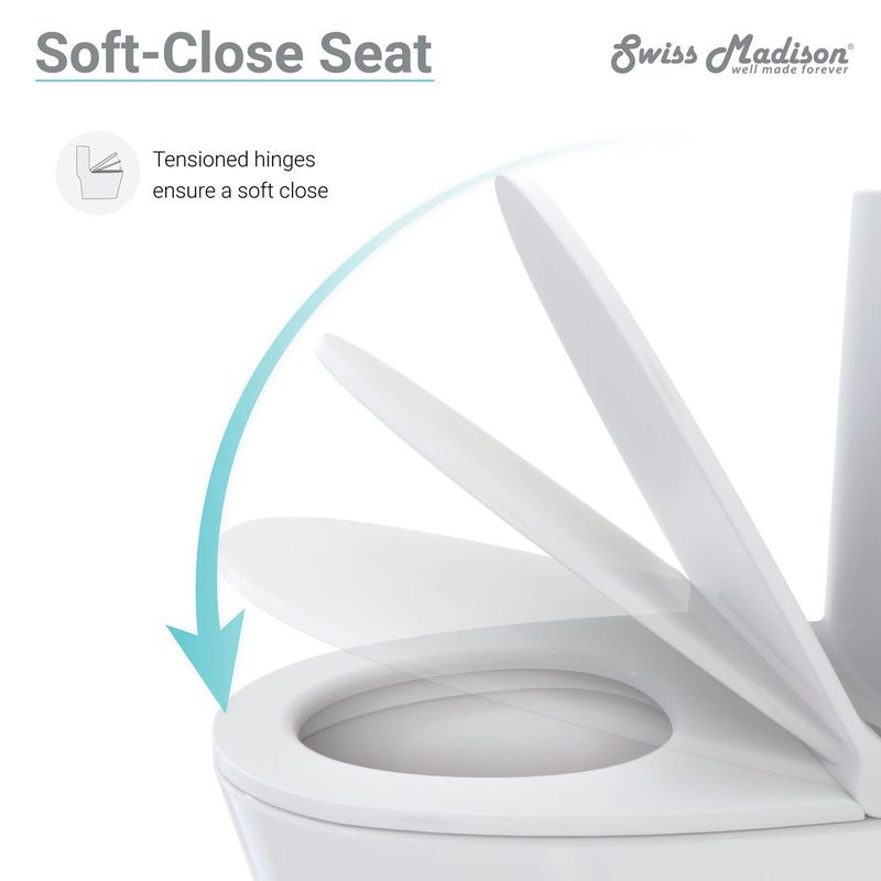 Load image into Gallery viewer, Swiss Madison Monaco One-Piece Elongated Toilet Side Flush 1.28 gpf - SM-1T109
