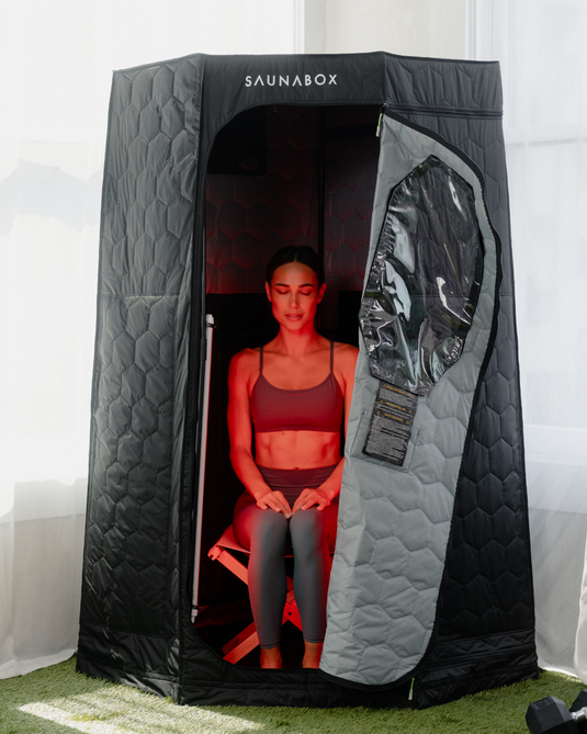 SaunaBox® Pulse: Infrared Sauna with Red-light Therapy
