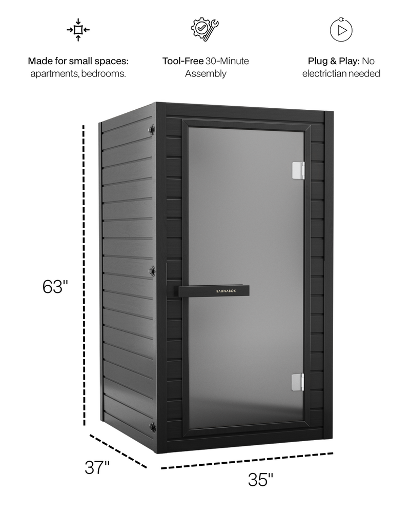 Load image into Gallery viewer, SaunaBox® Solara: Full Spectrum Infrared Sauna

