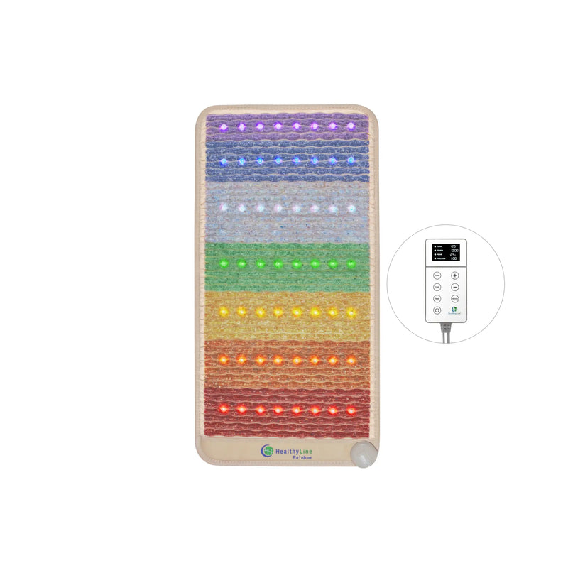 Load image into Gallery viewer, Rainbow Chakra Series | PEMF Far Infrared Heating Mats
