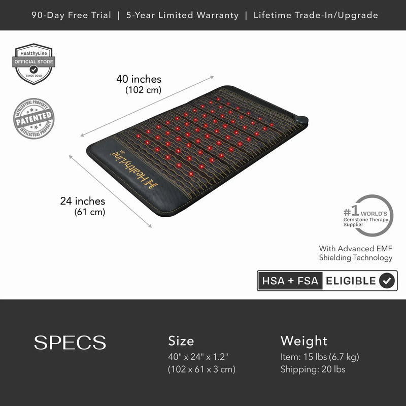 Load image into Gallery viewer, Jet Series | PEMF Far Infrared Heating Mats

