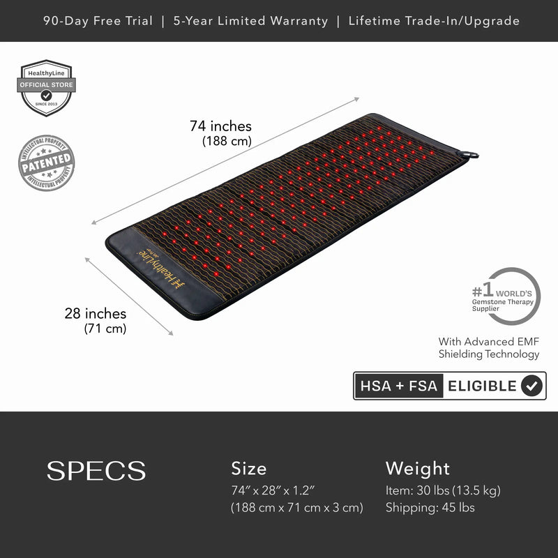 Load image into Gallery viewer, Jet Series | PEMF Far Infrared Heating Mats
