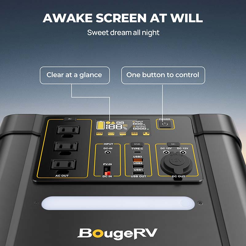 Load image into Gallery viewer, BougeRV FORT 1500 1456Wh LiFePO4 Portable Power Station ISE164
