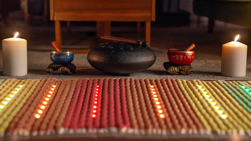Load image into Gallery viewer, Rainbow Chakra Series | PEMF Far Infrared Heating Mats
