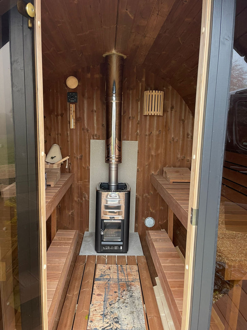 Load image into Gallery viewer, SAUNA EVOLUTION® Barrel Sauna Serenity Nature Air 7
