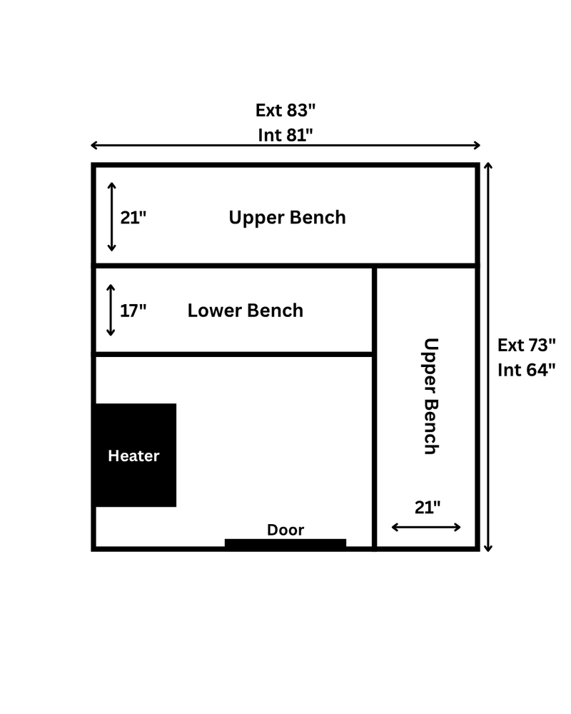 Load image into Gallery viewer, The Sweat Cabin Deluxe (6 Person)
