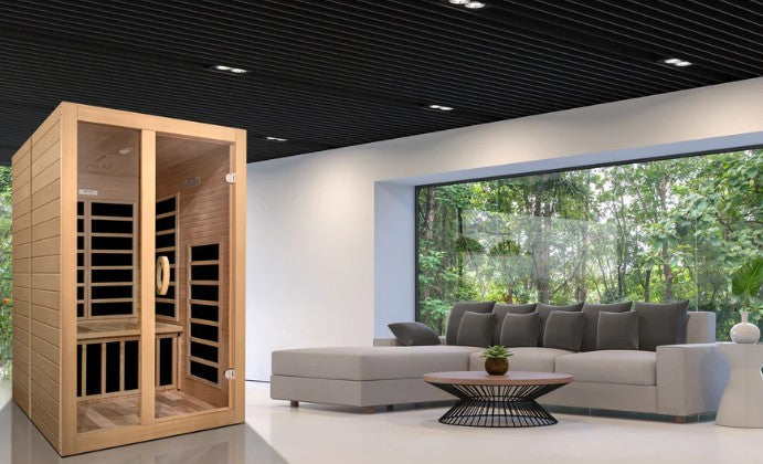 Load image into Gallery viewer, Dynamic &quot;Santiago&quot; 2 Person Low EMF FAR IR Sauna
