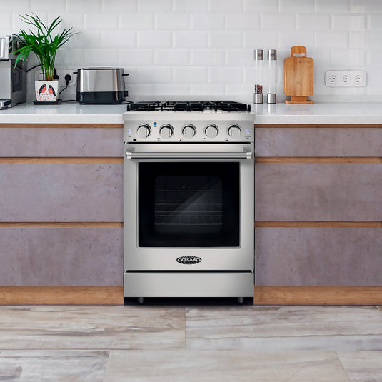 Cosmo 24'' Slide-In Freestanding Gas Range