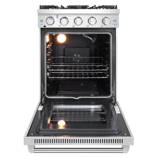 Cosmo 24'' Slide-In Freestanding Gas Range