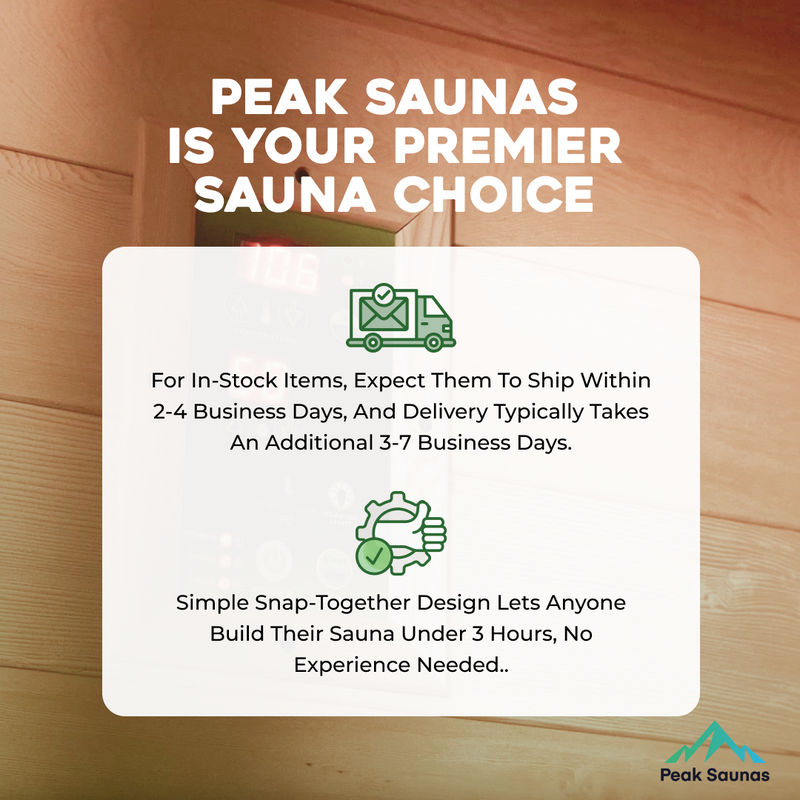 Load image into Gallery viewer, Peak Saunas El Capitan Luxury 4-Person Outdoor Full Spectrum Infrared Sauna with Smart WiFi App Control
