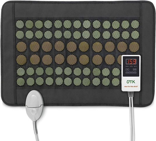 Far Infrared Natural Jade and Tourmaline Heating Pad, 23.5