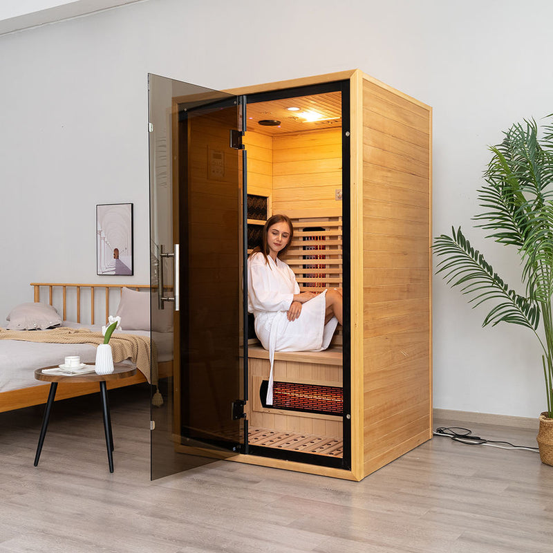 Load image into Gallery viewer, SAUNA EVOLUTION® Luxury Ozone Dry Far Infrared Indoor Sauna
