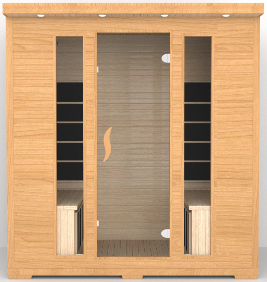 Load image into Gallery viewer, SAUNA EVOLUTION®  Low EMF Indoor Wood Sauna With Carbon Panel Far Infrared 16
