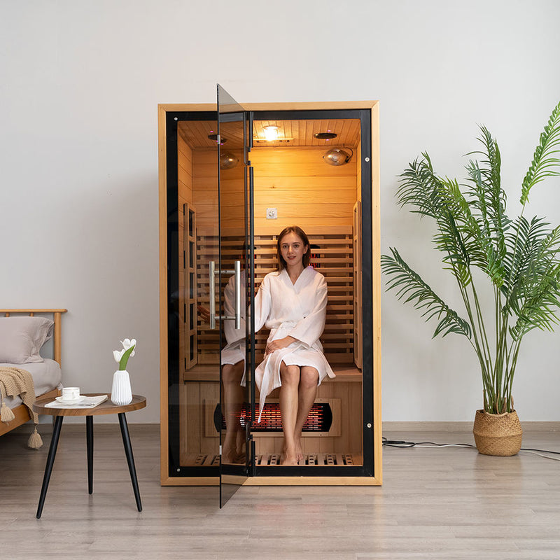 Load image into Gallery viewer, SAUNA EVOLUTION® Luxury Ozone Dry Far Infrared Indoor Sauna

