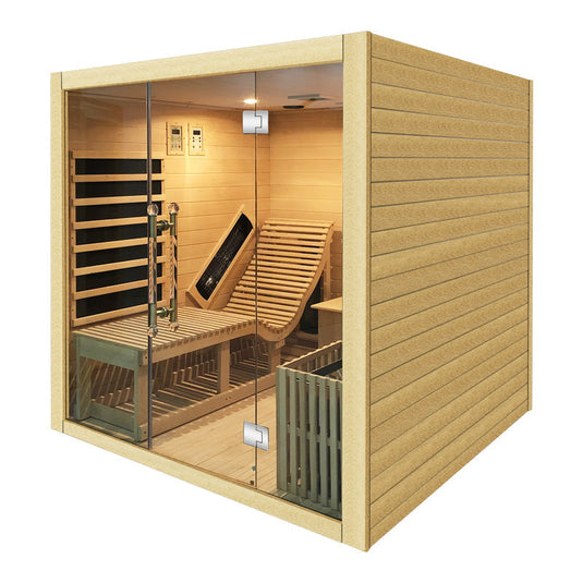 SAUNA EVOLUTION®  Indoor Steam and Far-infrared Sauna Dual System 01