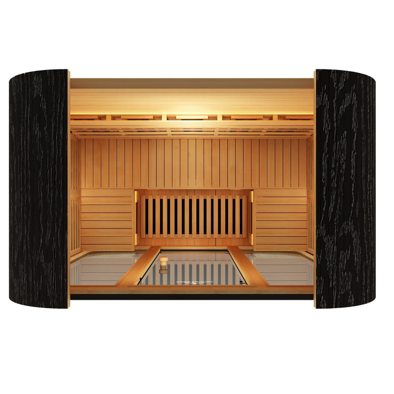 Load image into Gallery viewer, Peak Saunas El Capitan Luxury 4-Person Outdoor Full Spectrum Infrared Sauna with Smart WiFi App Control

