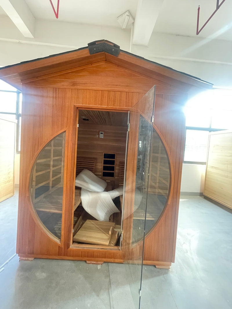 Load image into Gallery viewer, SAUNA EVOLUTION® Far Infrared Outdoor Harmony Sauna Room
