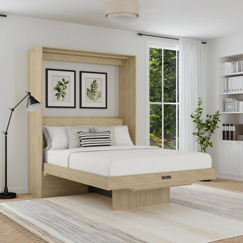 Load image into Gallery viewer, Queen Size Murphy Bed with Desk | Inovabed
