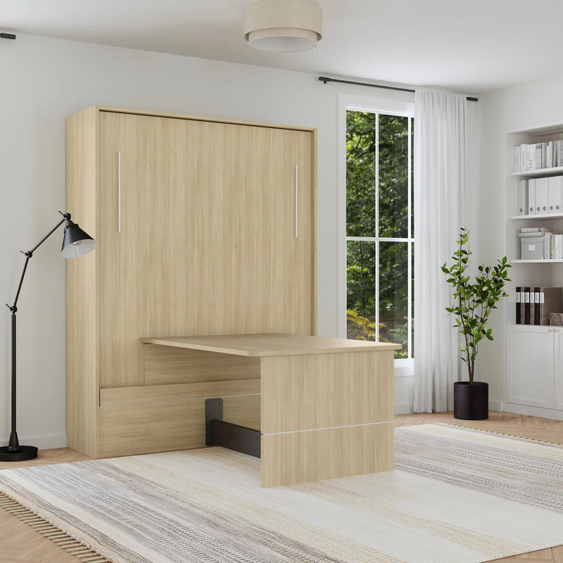 Load image into Gallery viewer, Queen Size Murphy Bed with Desk | Inovabed

