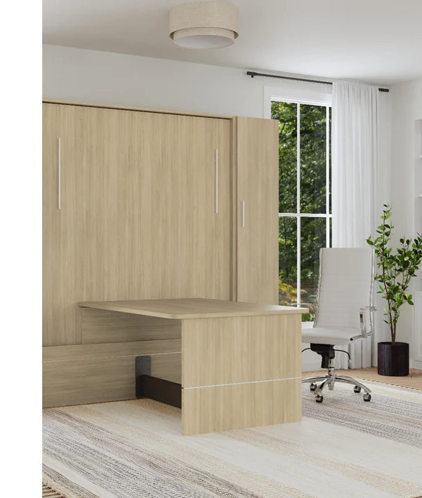 Load image into Gallery viewer, Queen Size Murphy Bed with Desk | Inovabed
