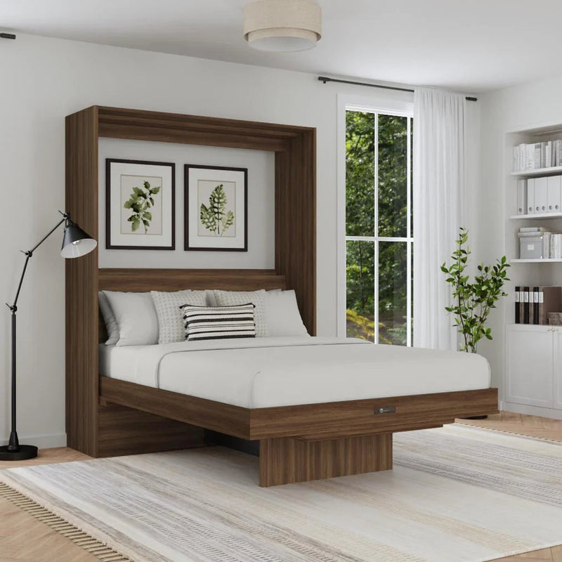 Load image into Gallery viewer, Queen Size Murphy Bed with Desk | Inovabed
