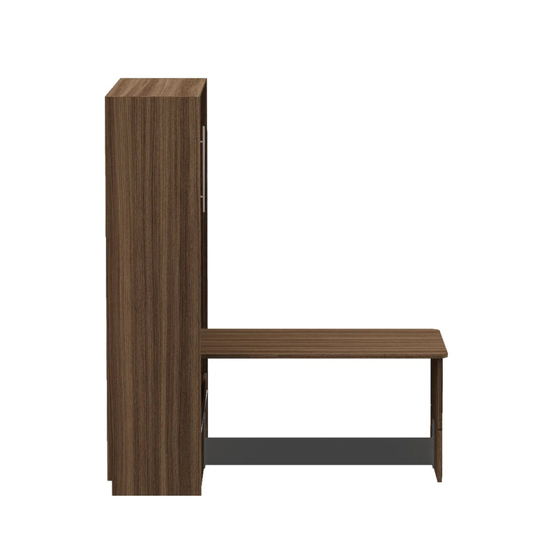 Load image into Gallery viewer, Queen Size Murphy Bed with Desk | Inovabed
