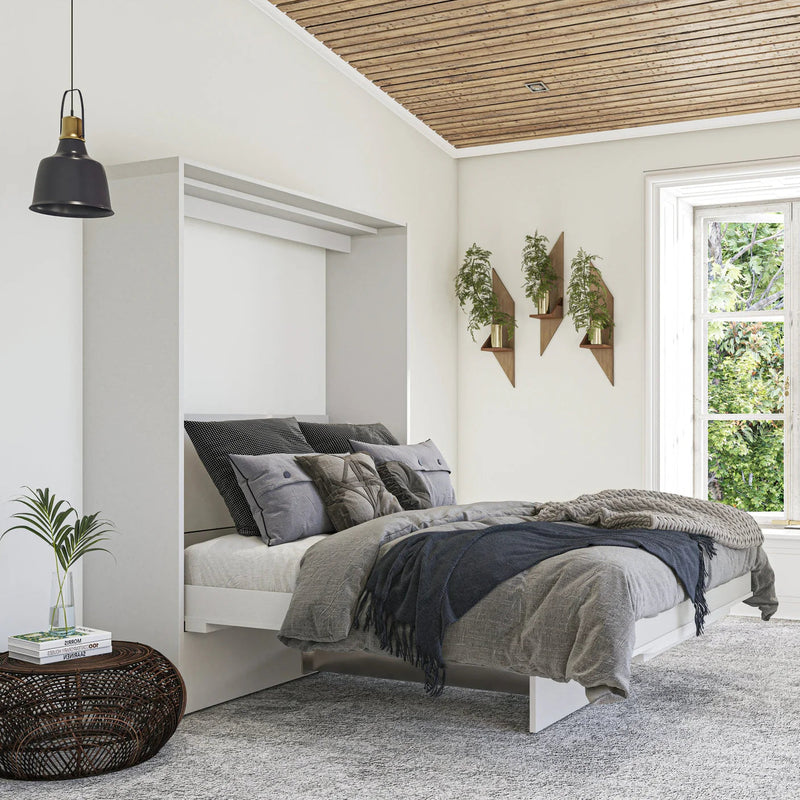 Load image into Gallery viewer, Queen Size Murphy Bed with Desk | Inovabed
