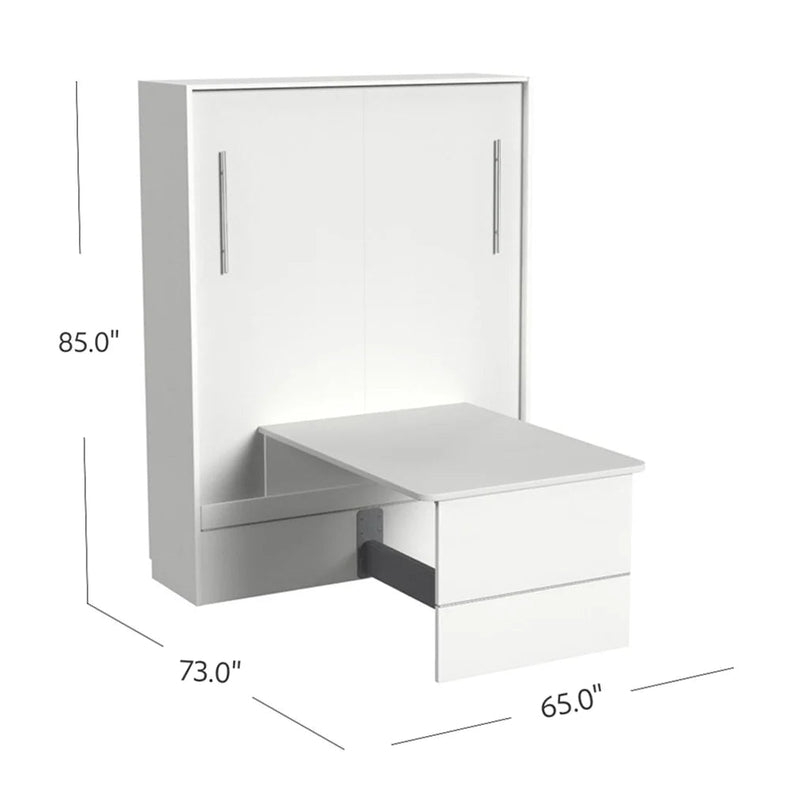 Load image into Gallery viewer, Queen Size Murphy Bed with Desk | Inovabed
