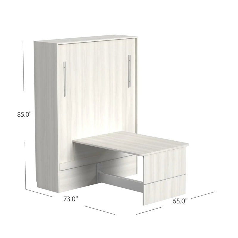 Load image into Gallery viewer, Queen Size Murphy Bed with Desk | Inovabed
