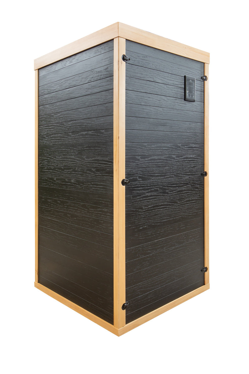 Load image into Gallery viewer, Peak Saunas Shasta 1-Person Full Spectrum Infrared Sauna with XL Medical-Grade Red Light Therapy &amp; Smart WiFi App Control

