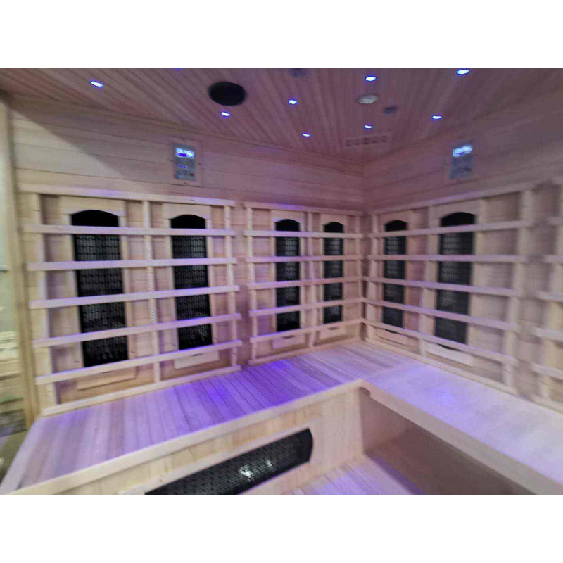 Load image into Gallery viewer, SAUNA EVOLUTION® 5-6 People Traditional Steam And Far Infrared Sauna Room Luxury 4
