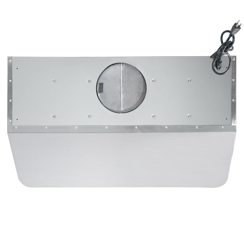 Load image into Gallery viewer, Cosmo 48"  Under Cabinet Range Hood with Push Button Controls, Permanent Filters, 3-Speed Fan and LED Lights in Stainless Steel COS-QB48
