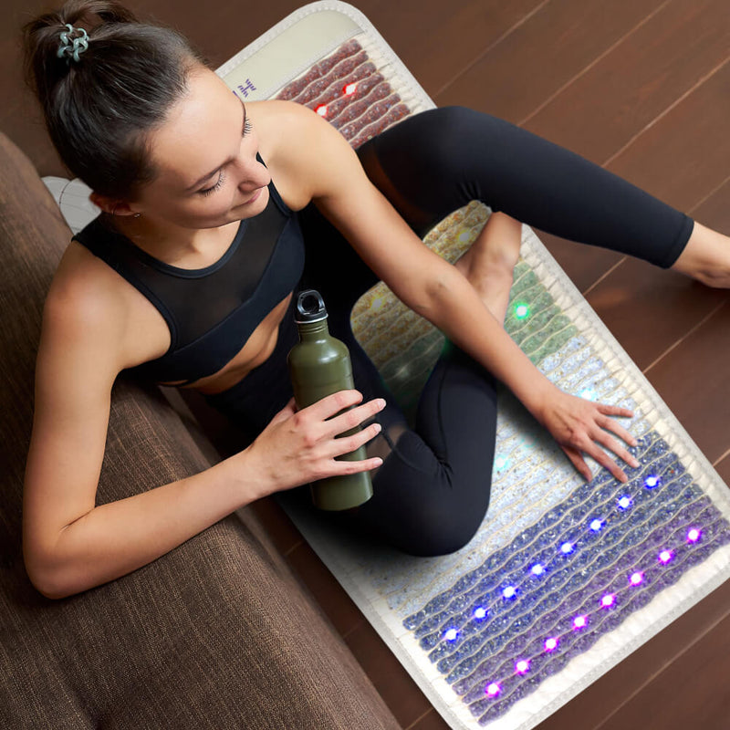 Load image into Gallery viewer, Rainbow Chakra Series | PEMF Far Infrared Heating Mats
