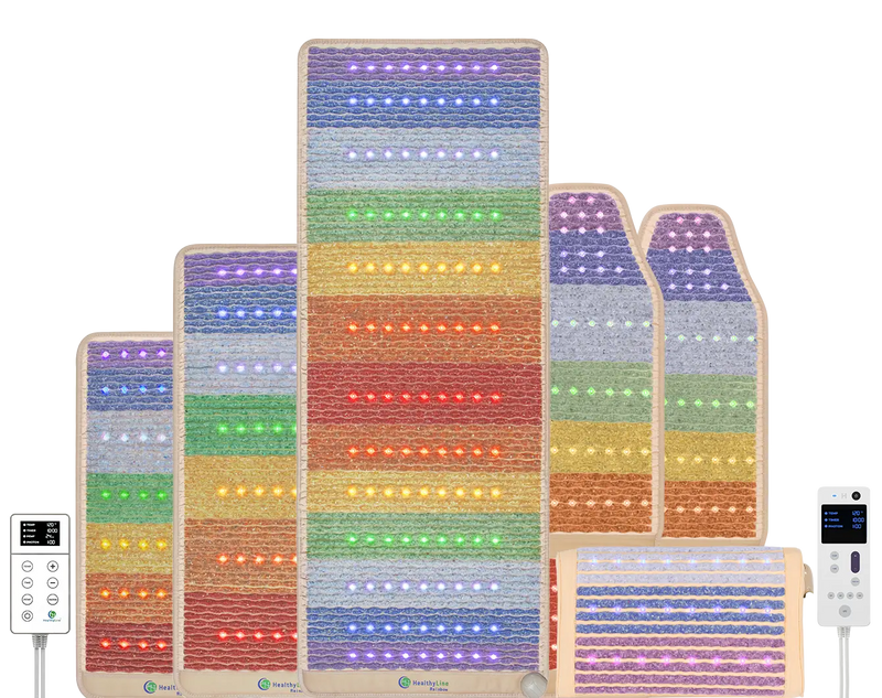 Load image into Gallery viewer, Rainbow Chakra Series | PEMF Far Infrared Heating Mats
