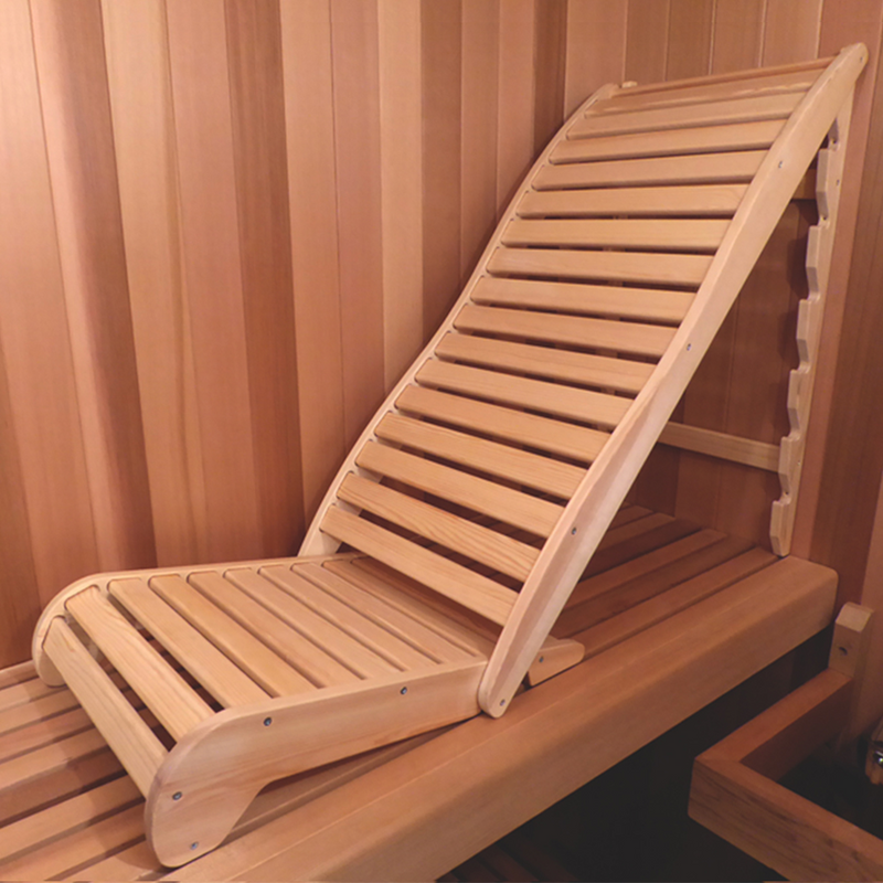 Load image into Gallery viewer, SAUNA EVOLUTION®  Wooden Lounge Reclined Sauna Chair
