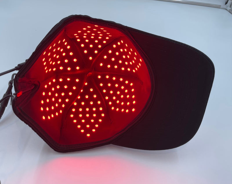 Load image into Gallery viewer, Red Light Therapy Hat – 900 LEDs for Hair Regrowth &amp; Recovery | Includes 12V Car Adapter
