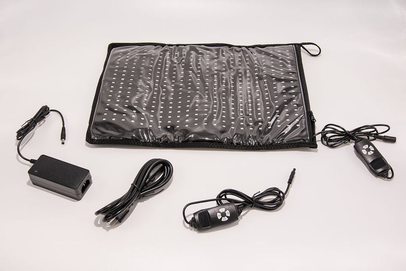Load image into Gallery viewer, Medium Red Light Pad for Pain Relief &amp; Recovery | 16" x 11" | 1188 LEDs + 12V Car Adapter
