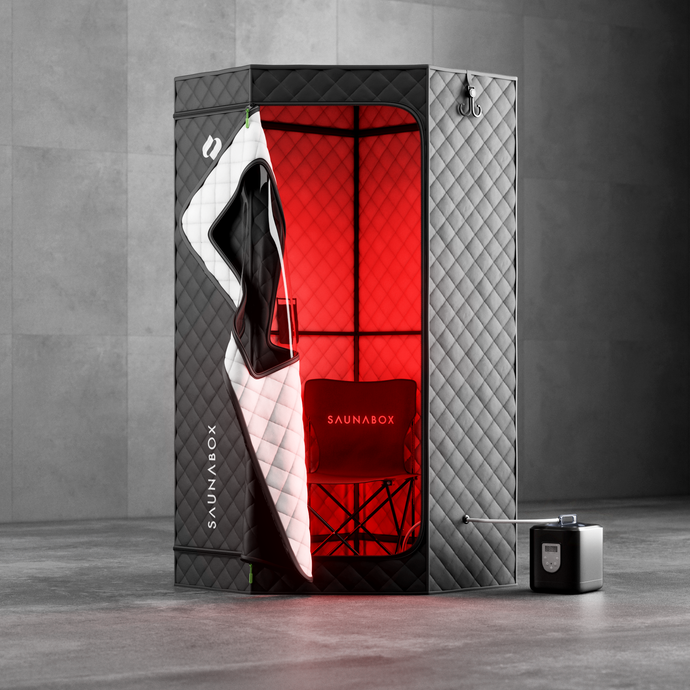 SaunaBox® SmartSteam Pro With Red-Light Therapy