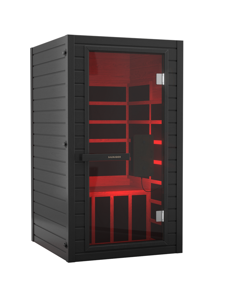 Load image into Gallery viewer, SaunaBox® Solara: Full Spectrum Infrared Sauna
